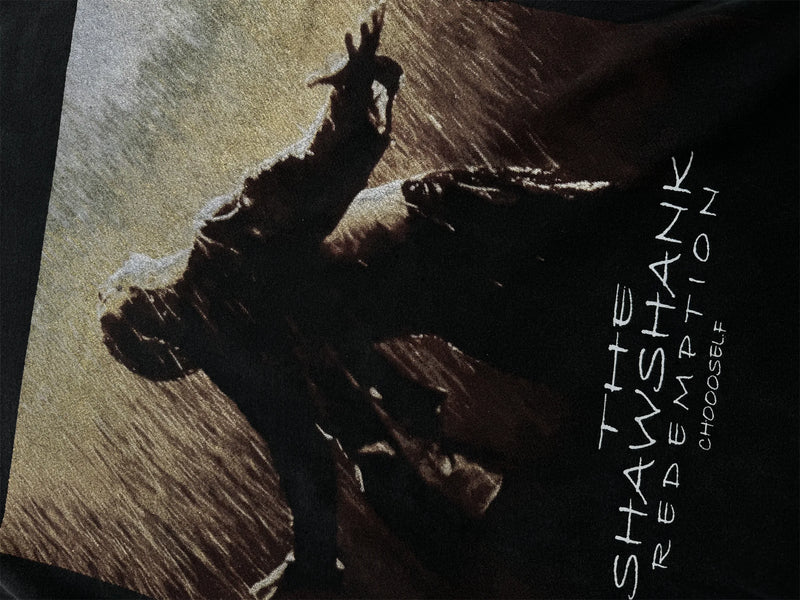 anime streetwear top featuring 2024 vintage retro film picture print streetwear high street casual cotton tops t shirt for summer