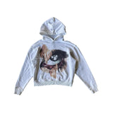 Y2K Autumn Winter Outfit Long Sleeve Hoodie Dark Retro Printed Sweatsh