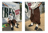 summer japanese outdoor functional style wide leg cropped pants for men and women loose workwear design quick drying shorts y2k unique shorts style 2084