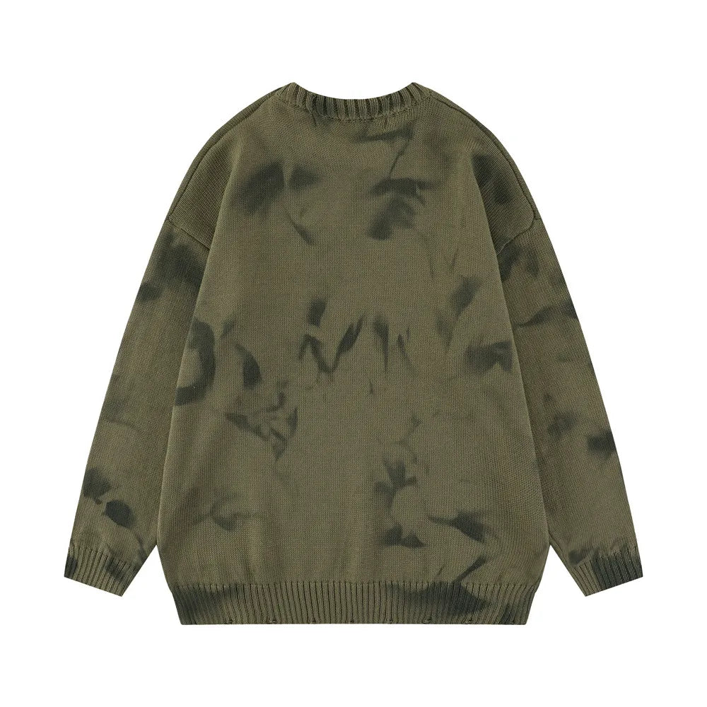 oversized flame jumper with bold print, ideal for photo-ready Y2K streetwear layering, street fashion menswear trend for seas