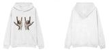 Harajuku tribal flames featuring mens hip hop sweatshirt hoodie hand printed harajuku skateboard streetwear hooded pullover unisex casual autumn winter hoodies