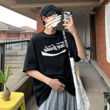 Vaporwave Tribal flame – Korean Summer Fashion Brand Printed Short Sleeved T Shirt Me