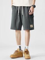 summer american casual retro shorts for men 2025 new loose straight short sweatpant streetwear fashion five point baggy bermudas unique joggers style 353