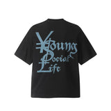 Vaporwave Fashion – Summer New Saint T Shirt Chaopai 3D Steel Nails Direct Spray – Edgy Streetwear for All Genders