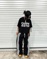 Sadcore Streetwear top – Oversized Letter Print Graphic T Shirts Gothic Pro Choice Ca
