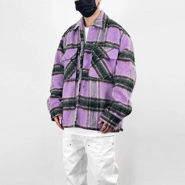High fashion wool minimalist block oversized winter