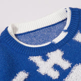 hip hop knitted sweater mens o neck dinosaur pattern fake two pieces pullover streetwear casual loose sweater jumper knitwear - high quality cotton hoodie, oversized streetwear hoodie, gothic aesthetic hoodie for winter
