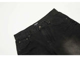 hip hop american trend retro straight leg washed denim jeans spring and autumn high street couple loose wide leg casual pants unique jeans style 619