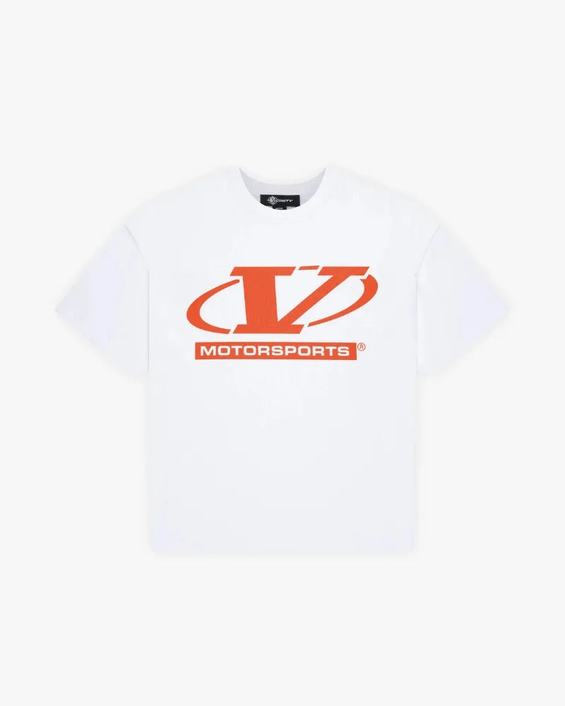 Trapwear Graphic tee – European And American New Racing Letter Printed Oversized Sh