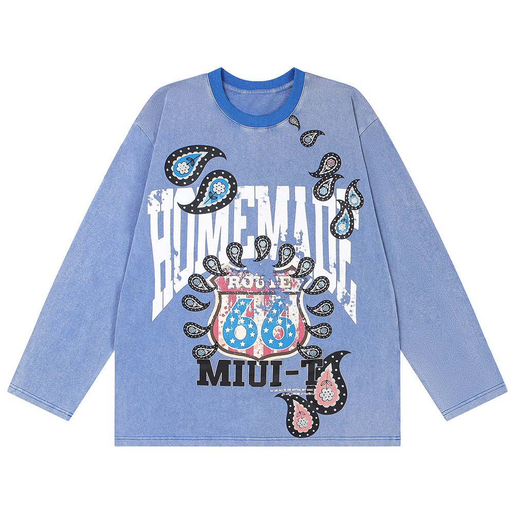 "Homemade" Unisex Men Women Streetwear Graphic Sweatshirt Daulet Apparel