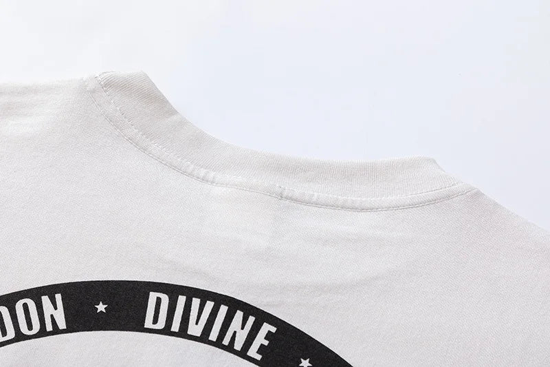 Sadcore T-Shirt – Saint T Shirt Men Woman Summer Good Quality O Neck Loose Let – Urban Streetwear for Men & Women