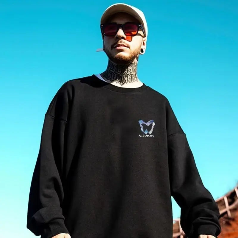 Spring Autumn Long Sleeve Mens Hoodies Korean Fashion Streetweat Print