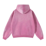 anime vintage anime featuring mens oversize long sleeve washed double zipper cardigan hoodies loose plus plush gradient womens hooded pullovers winter