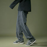 lappster men black baggy jeans streetwear 2023 harajuku casual straight pants male loose streetwear white graphic denim pants unique jeans style 2551