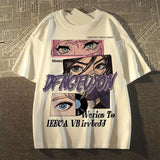 Gothic Crying angel – Cotton American Style Trendy Printed Short Sleeved T Shirt F