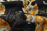 Dark Icon Tiger Print Street Fashion Men's Shirt 2021 Summer Polo Shirt Thin Material Hawaiian Shirt Male Blouse