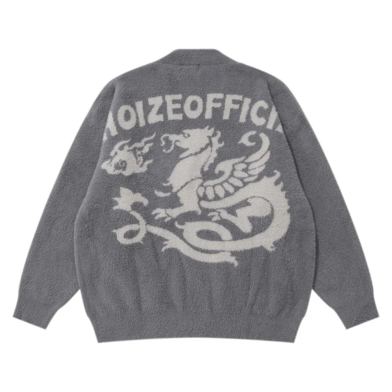 grunge pullover streetwear, modern knitwear, cozy fashion fit, stylish street outfit, modern aesthetic appeal