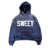 Y2k Winter Long Sleeved Hoodie Sweatshirt Oversized Winter Clothes Streetwear Y2k Vintage Punk Graffiti Print Top School Ootd