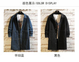 fashion men-long-jean-jacket-winter-men-women-trend-big-pockets-turn-down-collar-trenchcoat-outerwear-fashion-black-loose-denim-coats essential oversized casual streetwear premium design everyday material print a105ea hip high hop urban wear graphic style image unisex - style quality fit streetwear design ID b8a3f