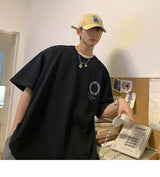 Y2k Tribal flames – New Gothic Earth Graphic T Shirt Man Hip Hop Fashion Oversize