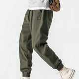 2024 autumn mens khaki cargo pants korean slim fit sports pants harajuku high street sweatpants casual mens clothing new streetwear sweatpants