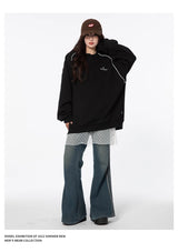 2025 Spring Autumn Sweatshirt Men Women Streetwear Fashion Loose Casua