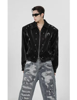 minimalist streetwear jacket, bold fashion piece, aesthetic