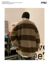grunge oversized flame jumper built for warmth and edge, essential for winter street style, men’s streetwear clothing piece f