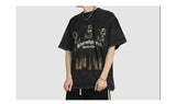 Sadcore Oversized shirt – Harajuku T Shirt Mens 2023 Summer Dog Letter Printed Vintage