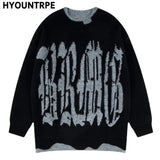 mens sweater fashion patchwork fake two pieces streetwear hip hop knitted sweaters pullover casual cotton sweater unisex clothes - oversized streetwear hoodie, urban fashion pullover, graphic printed hoodie for men and women
