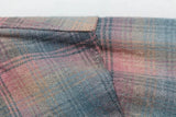 New 2023 Men Luxurious Rainbow plaid Fashion Cotton Casual Shirts Shirt High Pocket Long-sleeves Size 46 48 50 52#684