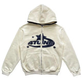 Y2K Autumn Winter Female Hoodie Letter Long Sleeve Sweatshirts Gothic