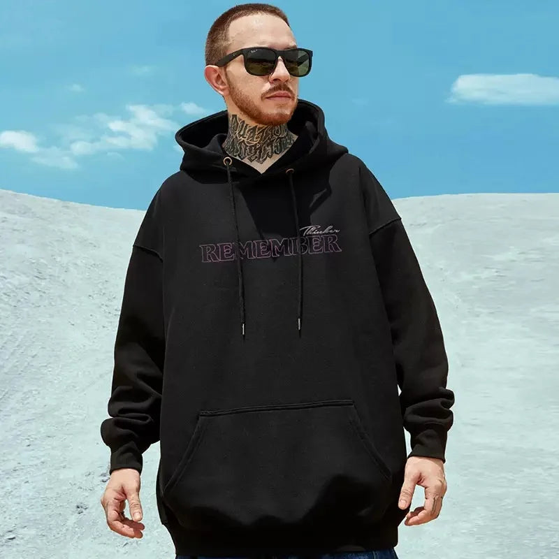 Subway Astronaut Gothic Print Mens Sweatshirt Autumn Pullover Streetwear