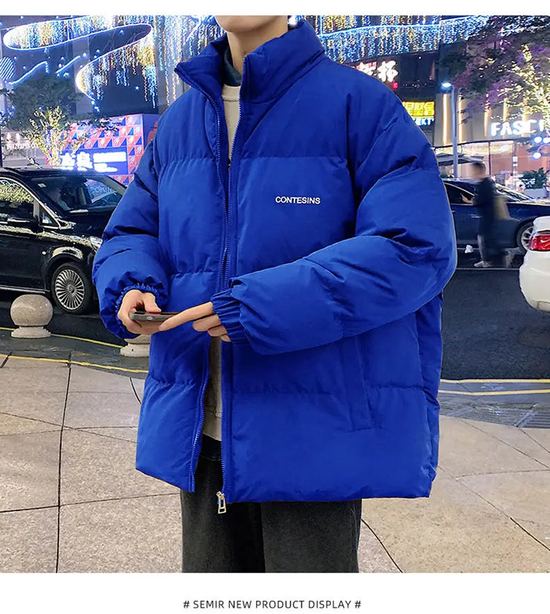 Autumn And Winter Thickened Cotton Coat Students 2024 New Down Cotton