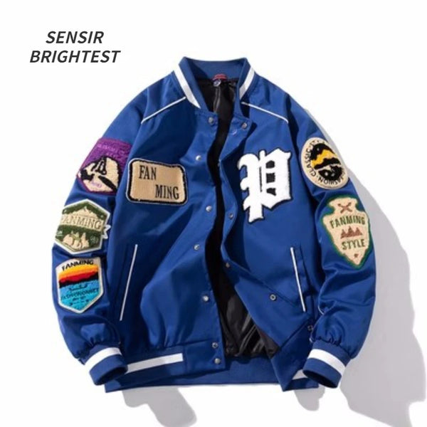 leather panel jacket, streetwear for men, men's streetwear fashion, oversized urban jacket, high quality cold-weather coat