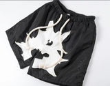 New 2023 Novelty High Comfortable Billionaire Embroidery Skateboard Street Cotton Casual Shorts Kanye Hip-hop Parkour #530