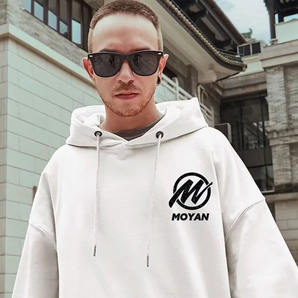 Meteor Bear Graphic Hoodies Oversized Men's Streetwear Hooded Sweatshirt