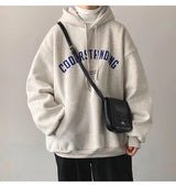 Autumn Mens Letter Design Printed Pullovers Hoodies Y2K Vintage Street
