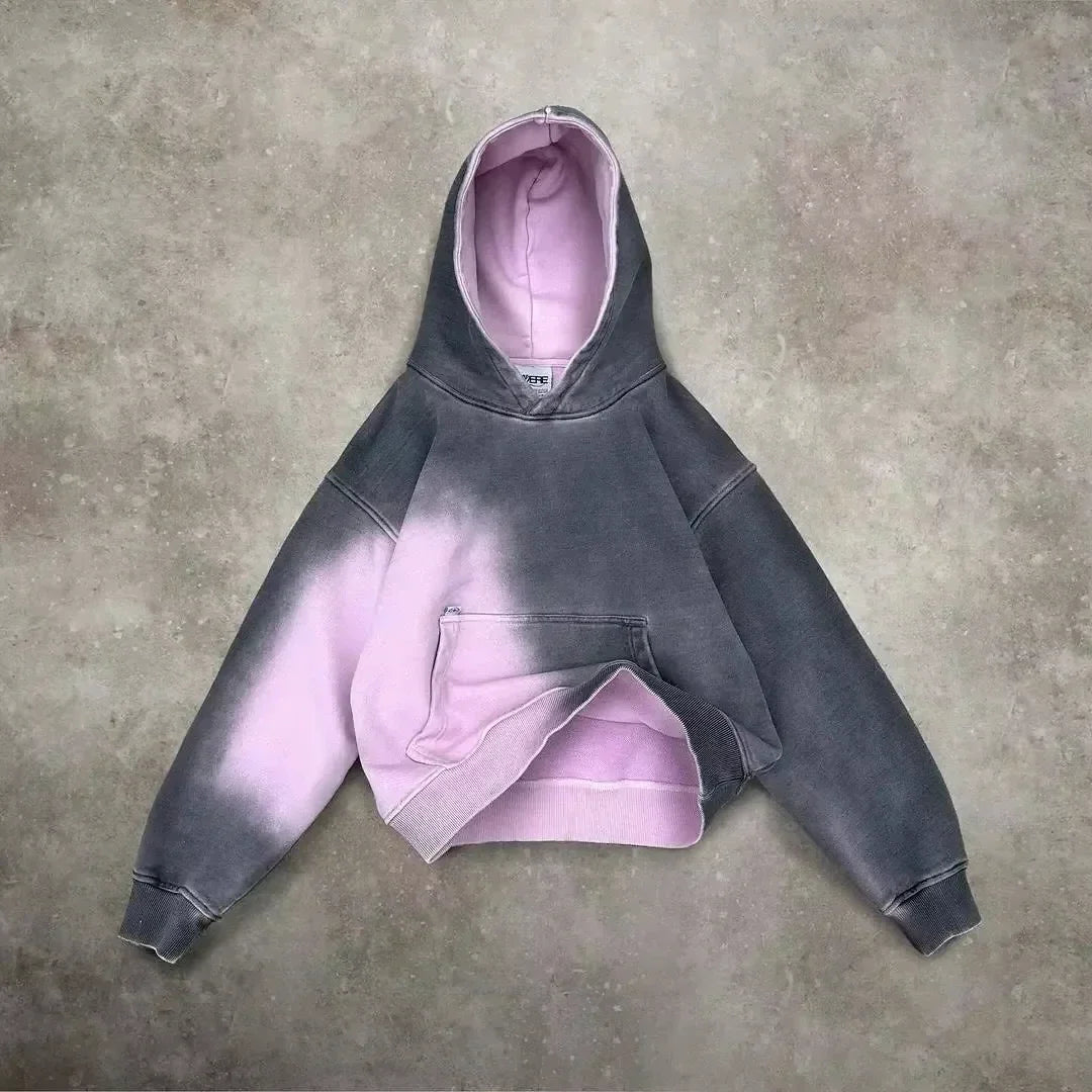 American Street Fashion Trend Loose Hoodie Men Harajuku Y2K New Hip Ho