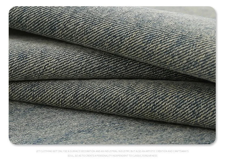 Autumn and winter new mud-dyed jeans