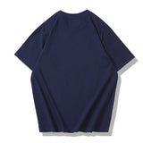 Y2k Oversized shirt – Summer Mens Short Sleeved Retro New 200G Locomotive Letter P