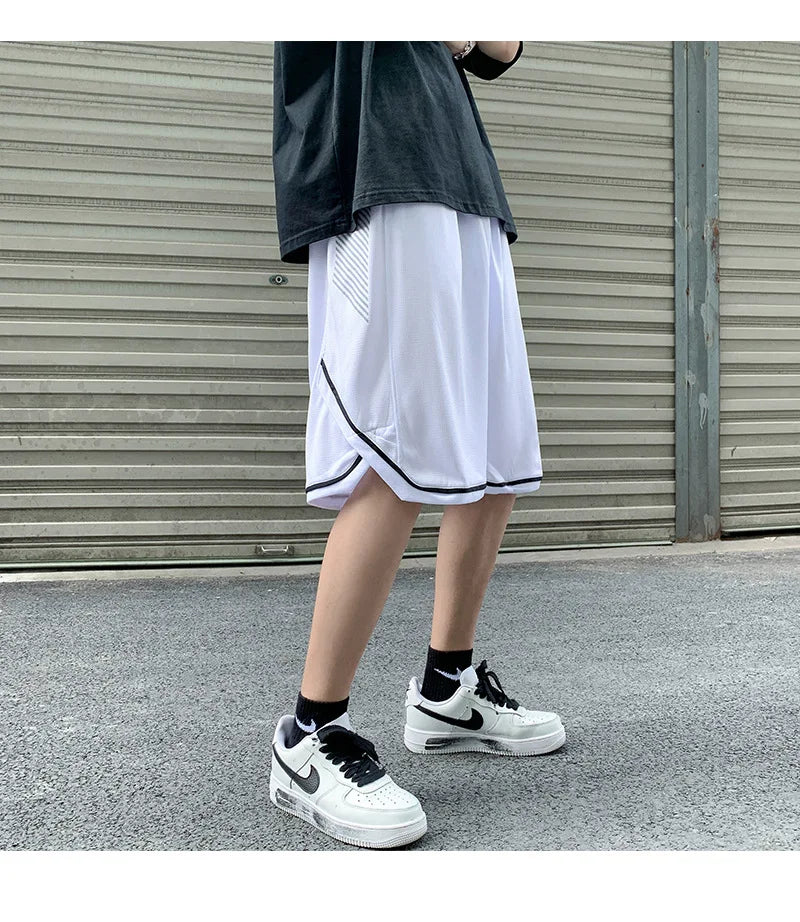 2023 summer new fashion shorts men loose pants shorts korean version all match casual sports pants men boutique clothing unique shorts style 3781