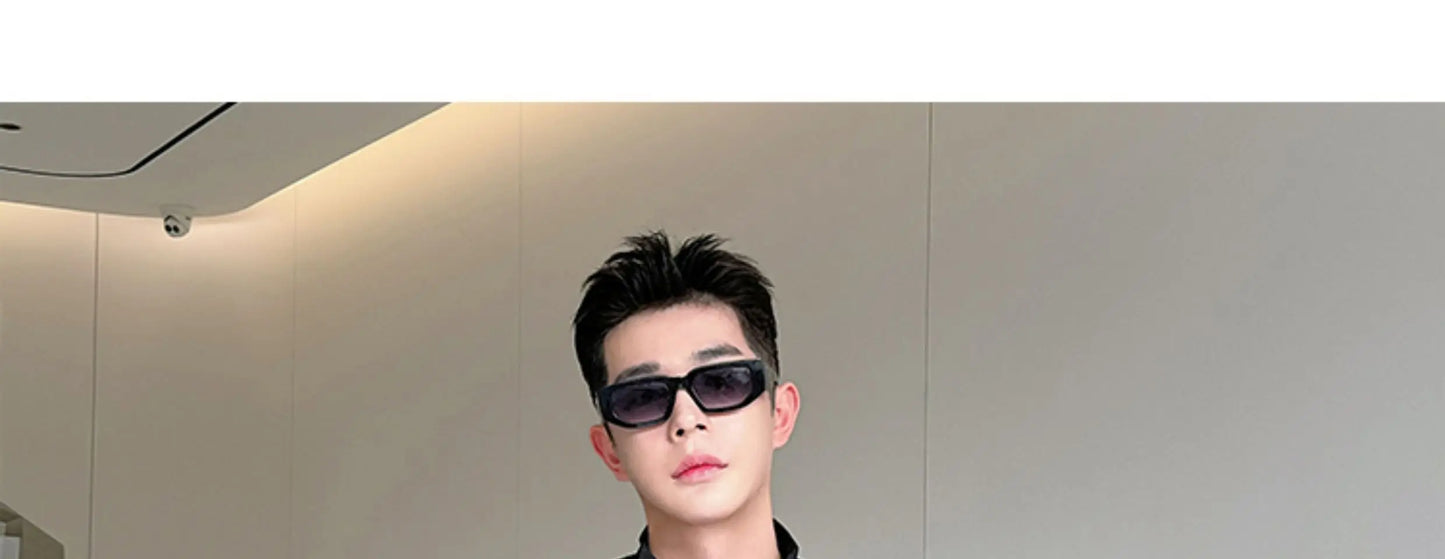 Men French Vintage Fashion Business Casual Long Sleeve Loose Dress Shirts Man Korean Streetwear Party Shirt Blouses