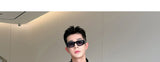 Men French Vintage Fashion Business Casual Long Sleeve Loose Dress Shirts Man Korean Streetwear Party Shirt Blouses