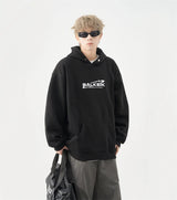 Aesthetic Zip Knit Outerwear – Winter Letter Embroidered Baggy Hoodies For Men Y2K Vintage Streetwear Hooded Sweatshirt Hip Hop Fashion Fleece Pullover Hoody | Zip Knit Drop #200