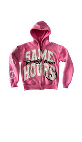 Hip Hop Trendy Streetwear Y2K Harajuku American Retro Letter Print Zip