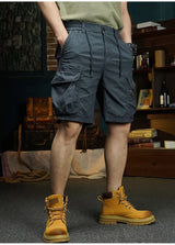 summer cargo shorts mens loose five pocket multi pocket outdoor motorcycle camouflage pants mens shorts unique cargo style 983
