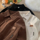 2023 Spring New Fashion Coat Shirt Men's Casual Long-sleeved Shirt Men's Boutique Clothing Simple Style Shirts For Men