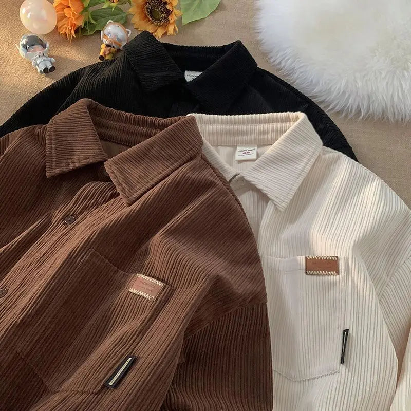 2023 Spring New Fashion Coat Shirt Men's Casual Long-sleeved Shirt Men's Boutique Clothing Simple Style Shirts For Men