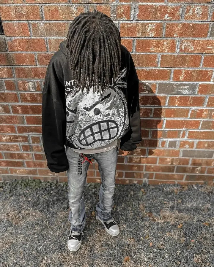 Y2K European And American Street Fashion Trend Versatile Jacket Men Y2